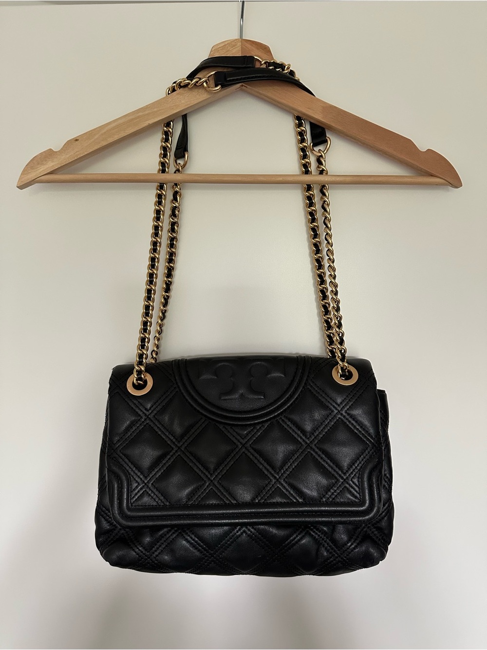 Tory Burch Quilted Leather Chain Shoulder Bag